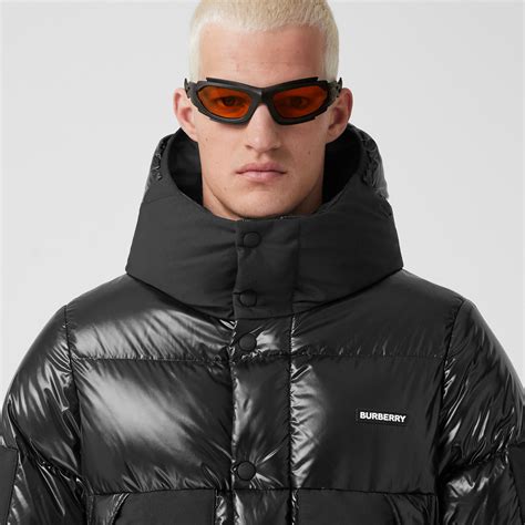 buy burberry jacket sale|Nylon Puffer Jacket in Black .